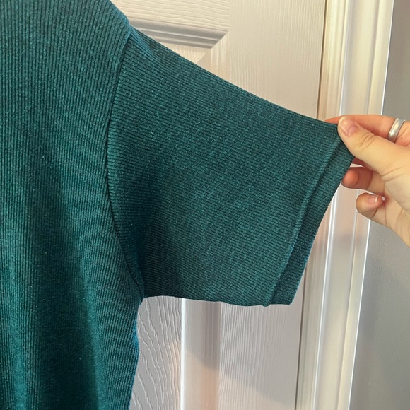 VINTAGE Levis Shirts For Jeans Mens Green quarter button t-shirt - Picture 8 of 11